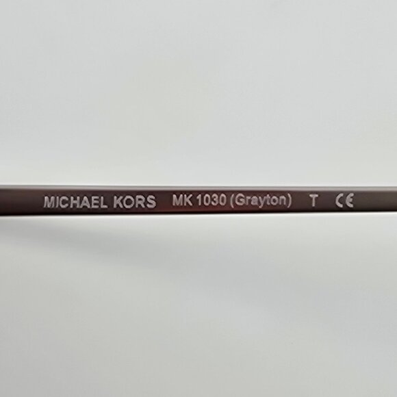 Michael Kors MK1030 113725 Grayton Silver Frame Teal Mirror Aviator Sunglasses - Picture 8 of 14